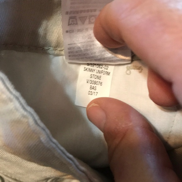 Old Navy Girls Uniform pants-NWT-Size 16-Stone - Picture 6 of 6